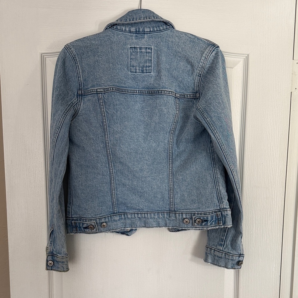Abercrombie and fitch Light Blue Denim Jacket size s - Picture 2 of 2